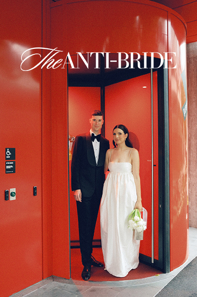 Fashion forward wedding photography in Fitzroy on 35mm film and digital